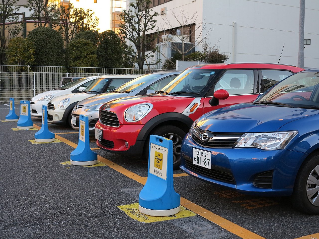 東京のカーシェアのステーション