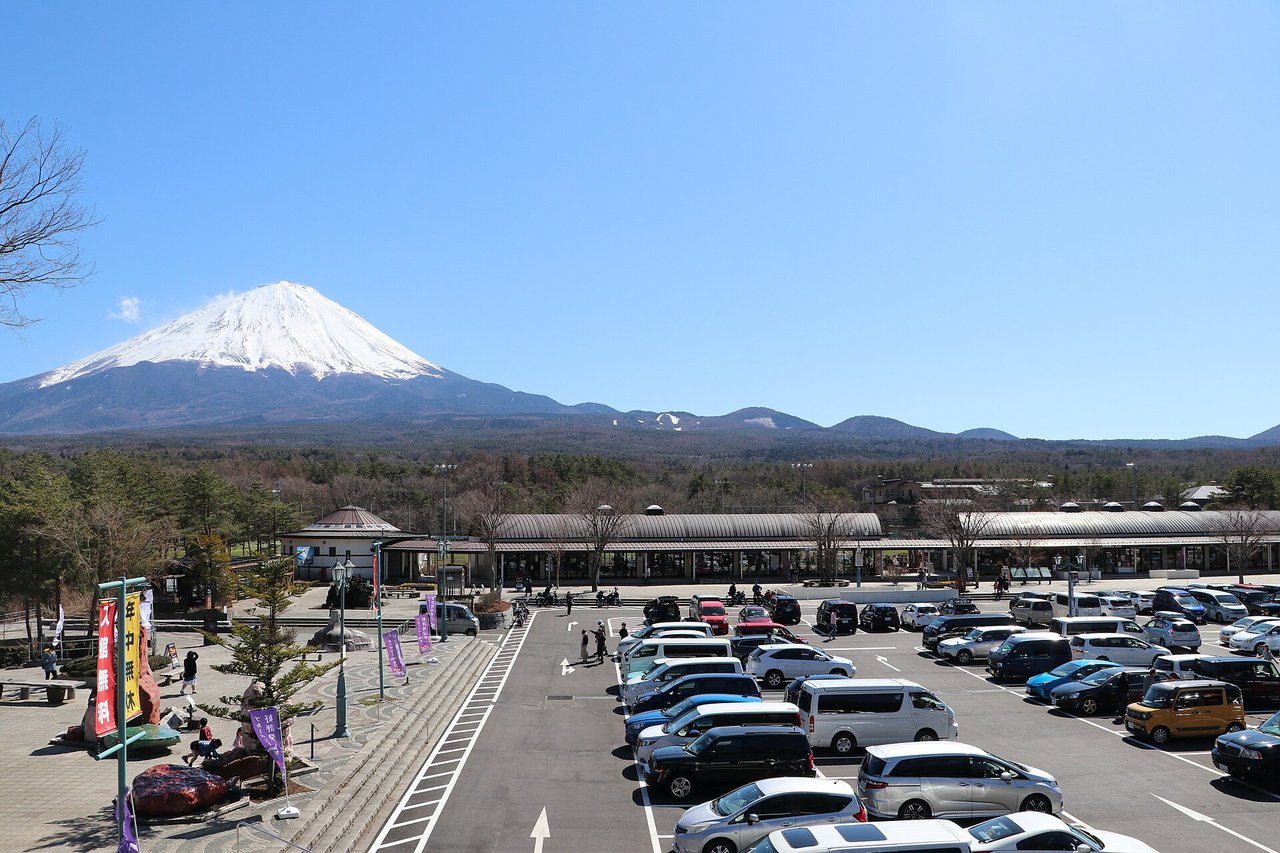 道の駅の駐車場